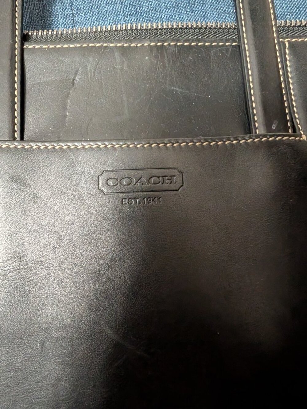 Vintage Coach leather portfolio/briefcase - Picture 3 of 12